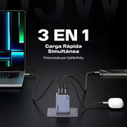 UGREEN Nexode Pro 65W GaN – 3 puertos (X755 / 25870)