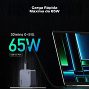 UGREEN Nexode Pro 65W GaN – 3 puertos (X755 / 25870)