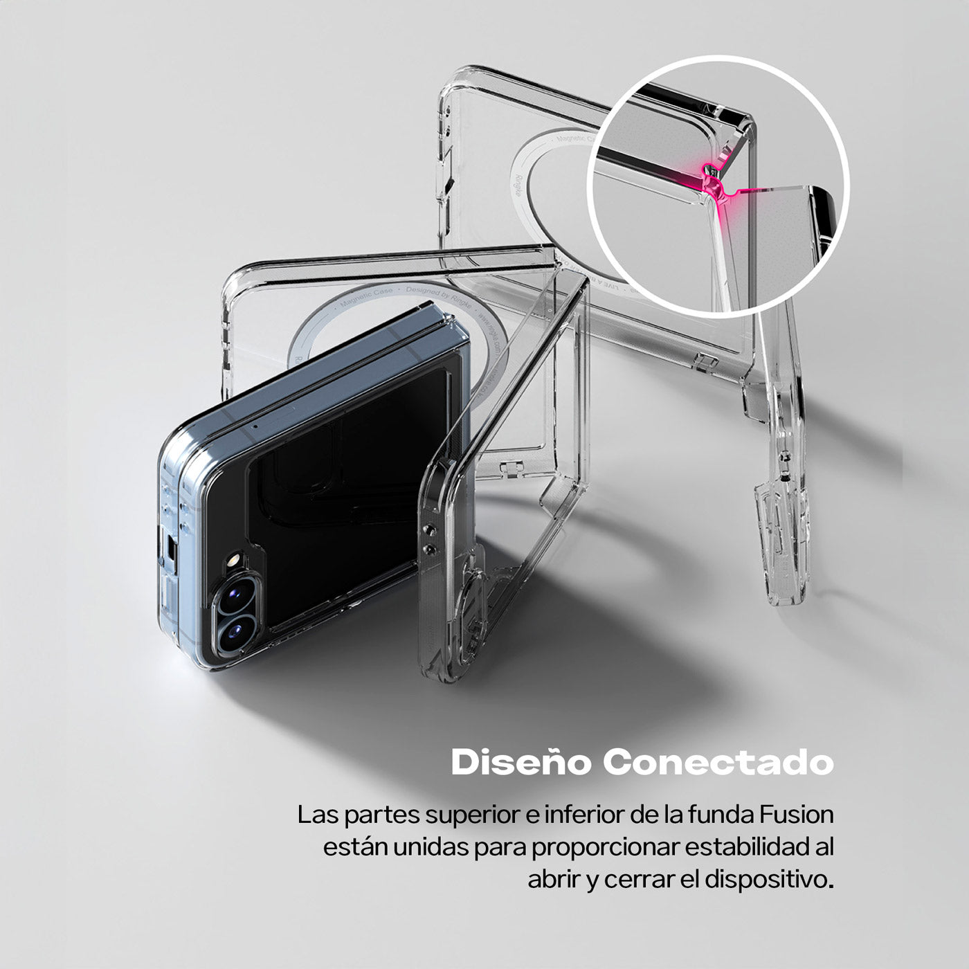 Case Ringke Fusion Magnetic Galaxy Z Flip6 (MagSafe) - Clear