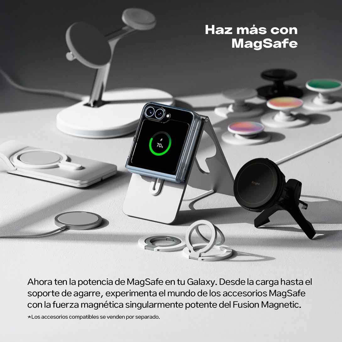 Case Ringke Fusion Magnetic Galaxy Z Flip6 (MagSafe) - Clear