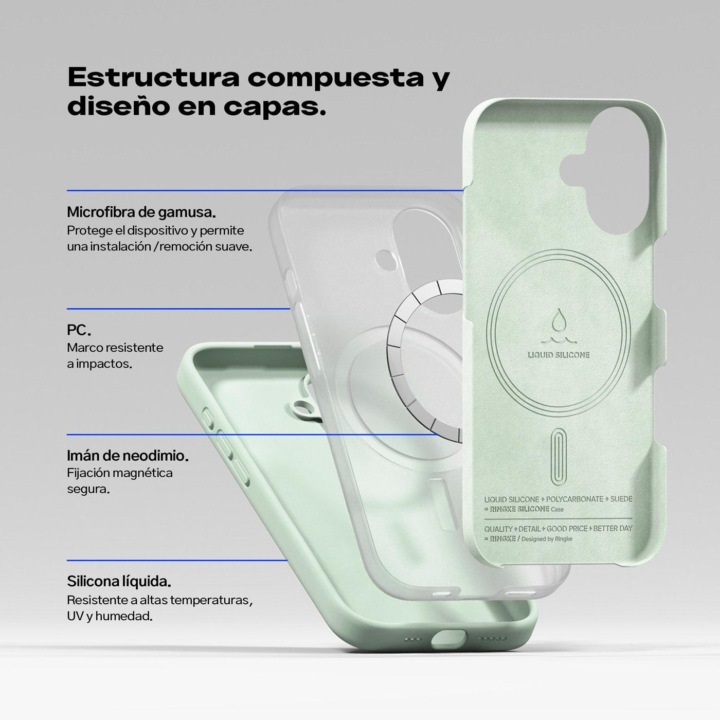 Case Ringke Silicone Magnetic iPhone 17 (MagSafe)
