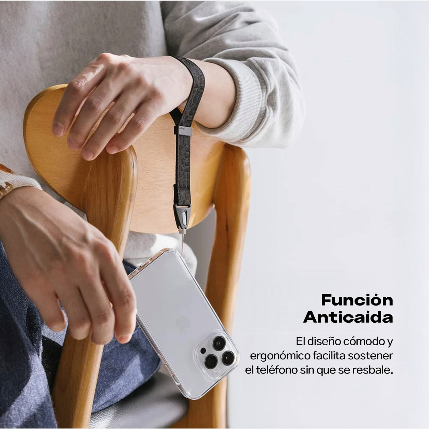 Correa Ringke Hand Strap - Lettering Black 2