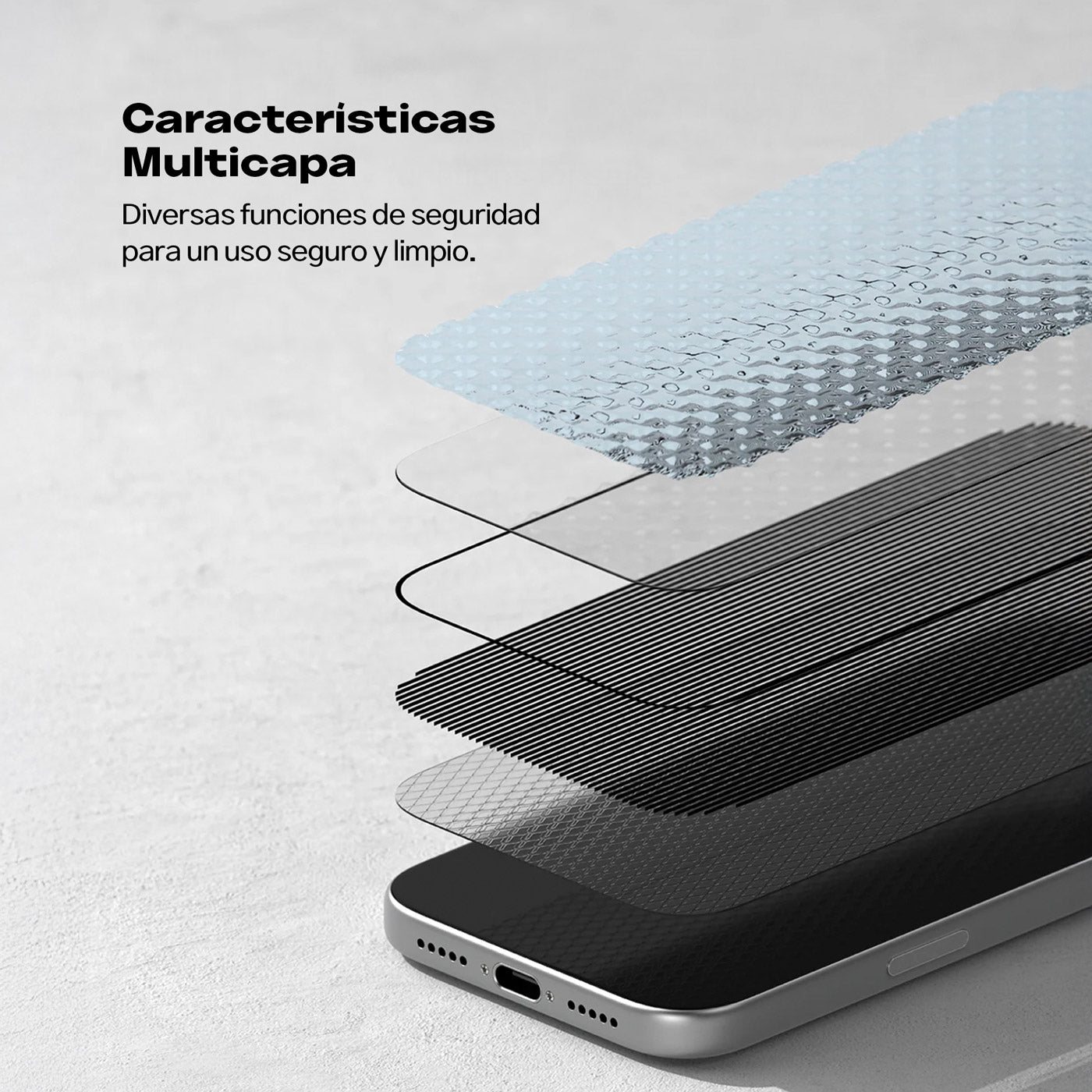 Protector de Pantalla Vidrio Ringke Easy Slide Anti-espía iPhone 17 (Instalador) 2 UND