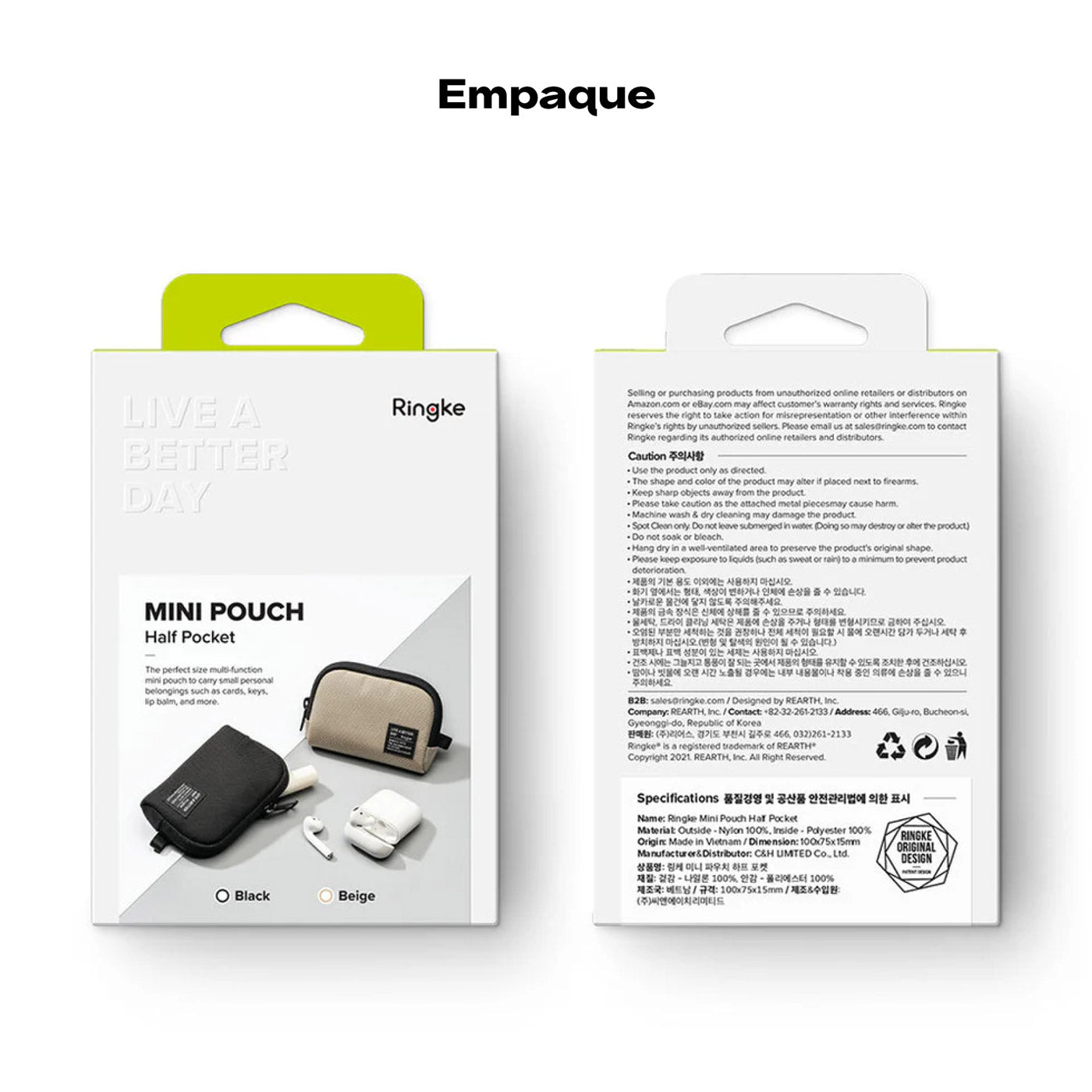 Ringke Mini Pouch Half-Pocket