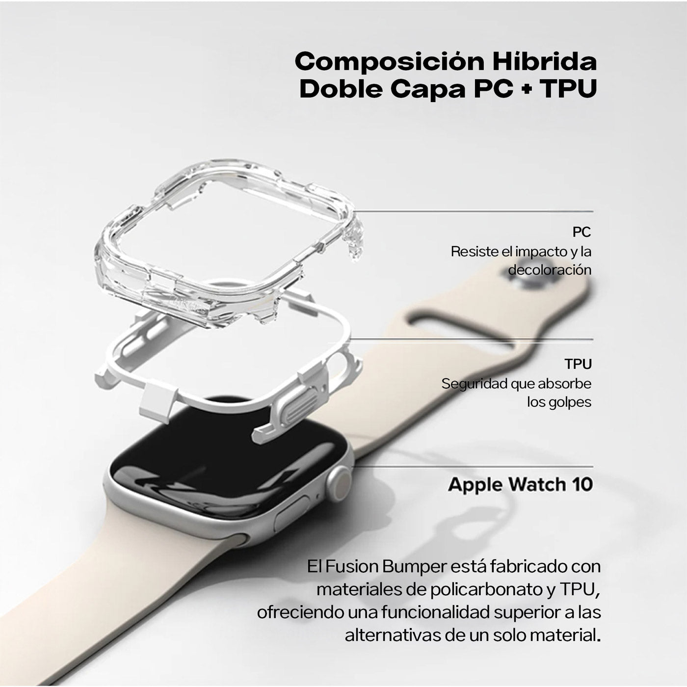 Case Ringke Fusion Bumper Apple Watch 46MM Serie 10/11
