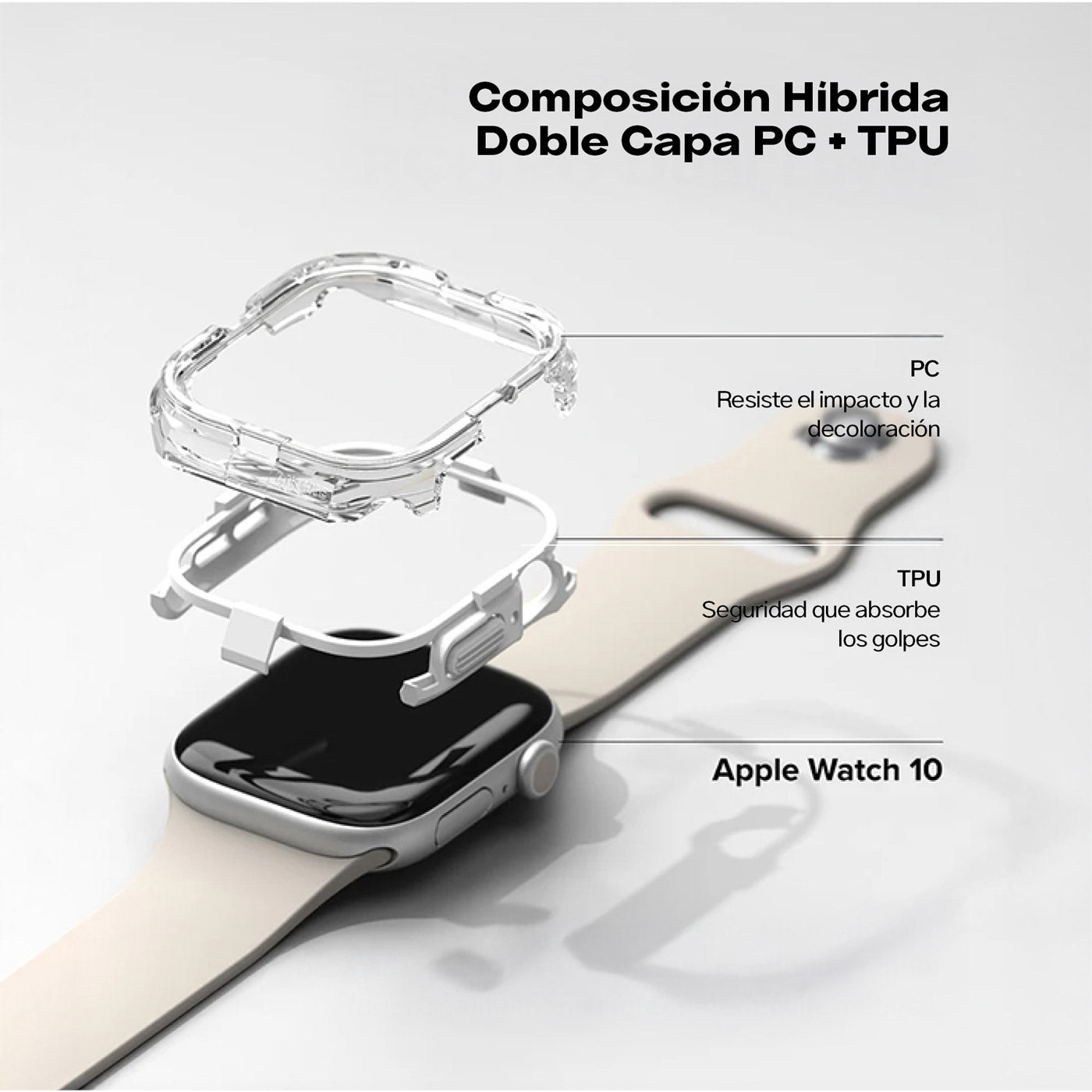 Case Ringke Fusion Bumper Apple Watch 46MM Serie 10/11