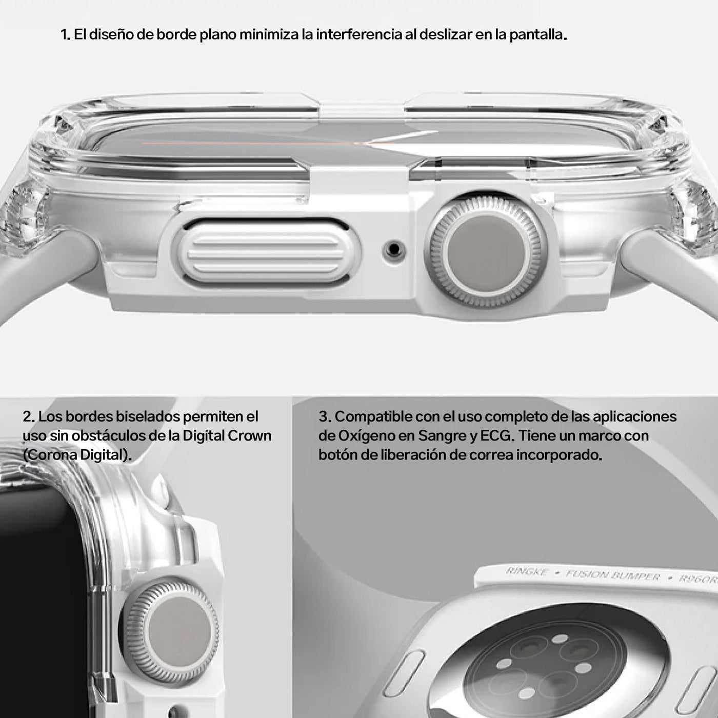 Case Ringke Fusion Bumper Apple Watch 46MM Serie 10/11