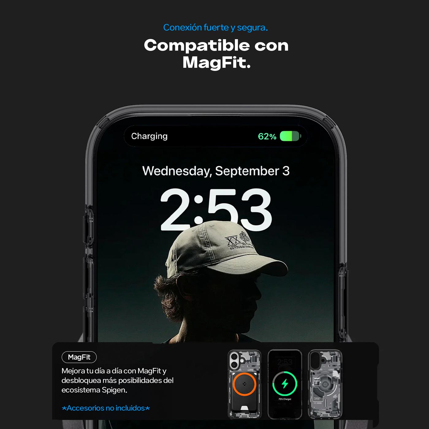 Case Spigen Ultra Hybrid Mag Fit Zero One iPhone 17 (MagSafe)