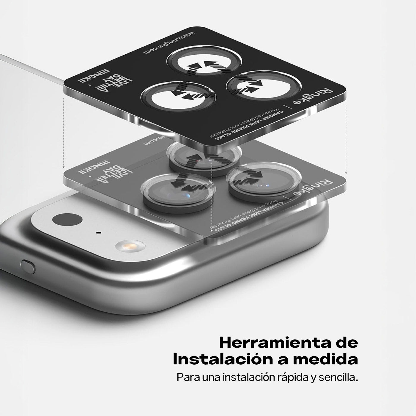 Protector de Cámara Ringke Lens Frame iPhone 17 Pro Max / iPhone 17 Pro (2 Pack)