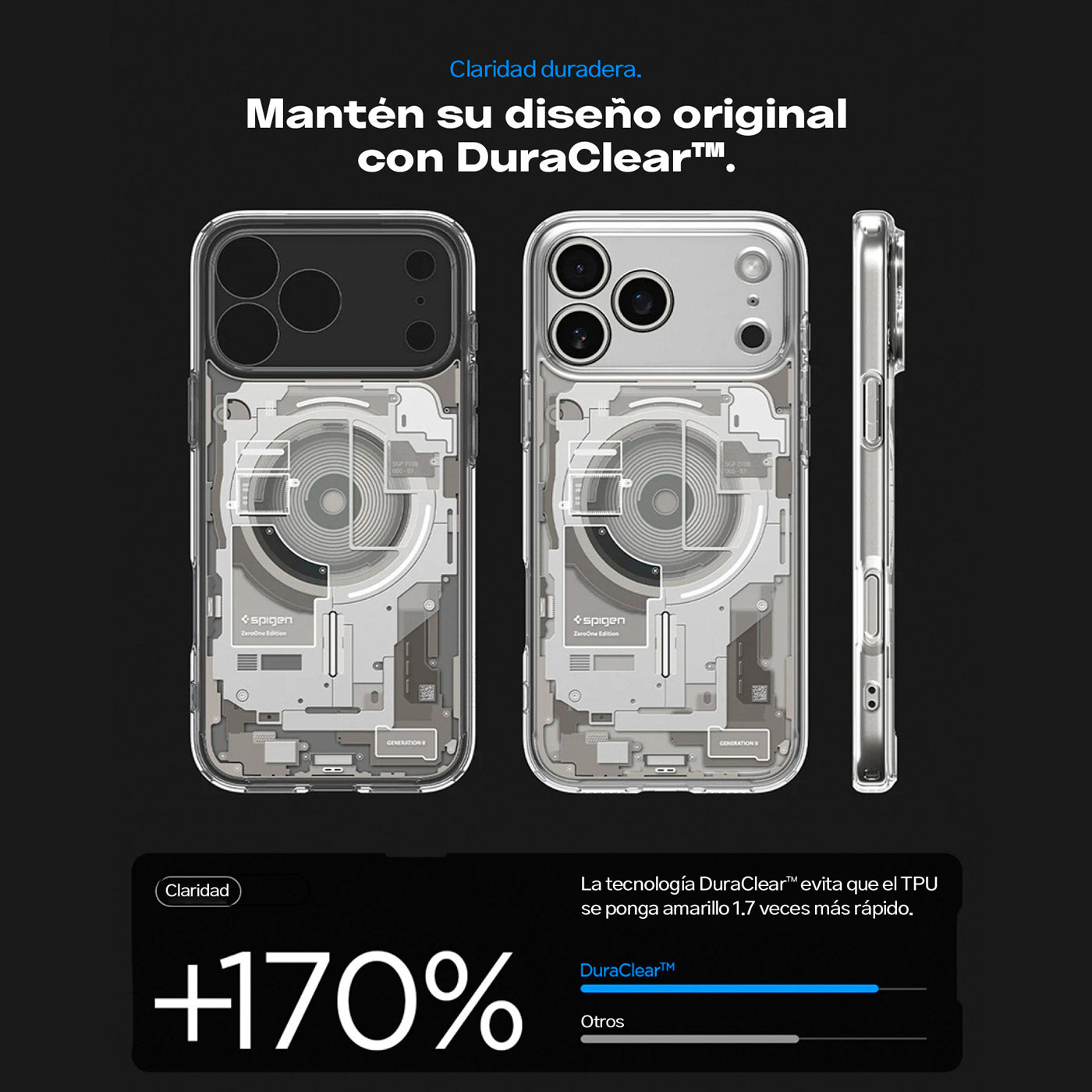 Case Spigen Ultra Hybrid Zero One Mag Fit iPhone 17 Pro Max (MagSafe) - Natural Titanium