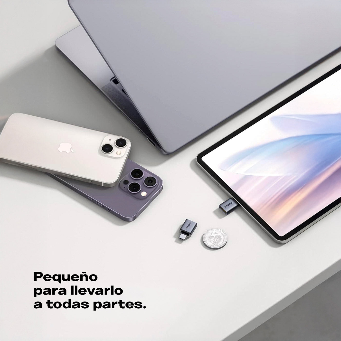 Adaptadores UGREEN USB-A a USB-C (Pack x2)