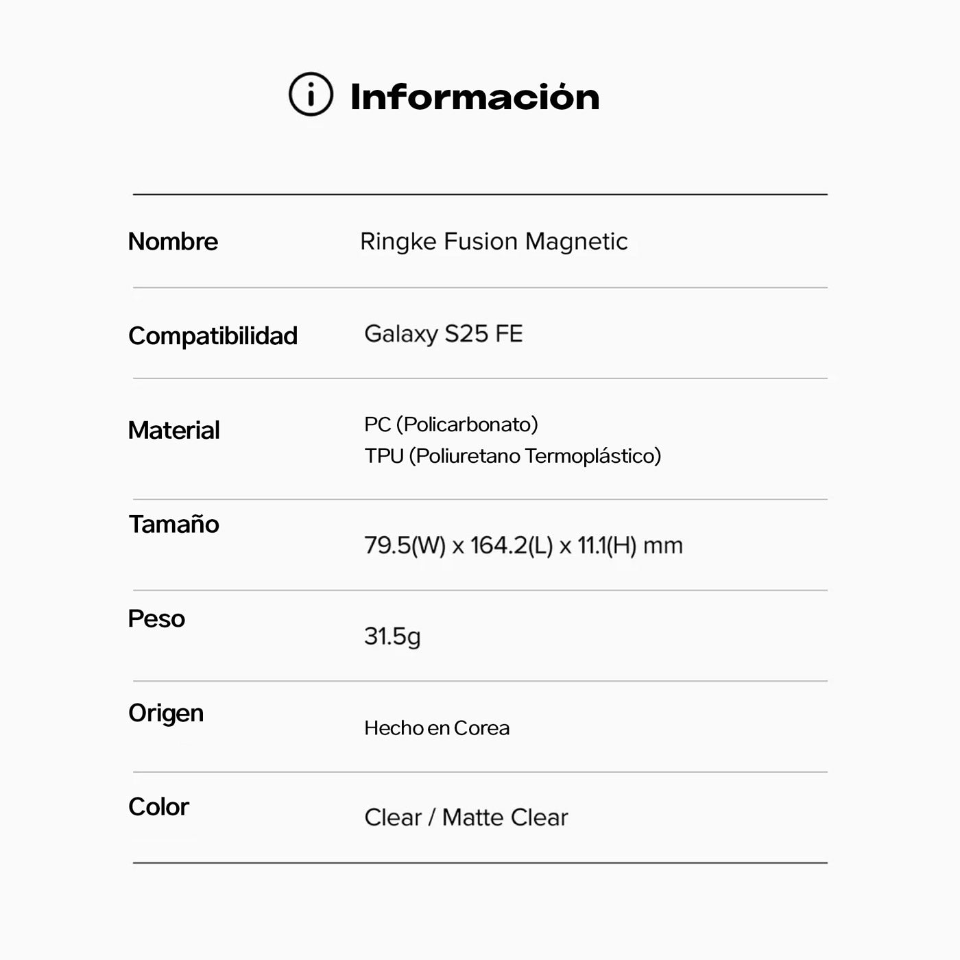 Case Ringke Fusion Magnetic Galaxy S25 FE (MagSafe)