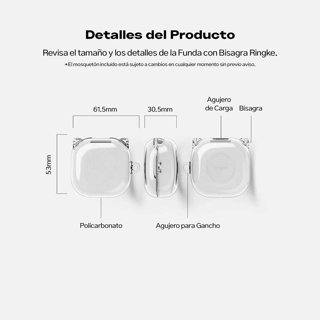 Hinge Case Ringke Galaxy Buds FE / Buds2 / 2 Pro / Live / Buds Pro