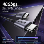 Cable USB-C a DisplayPort 8K UGREEN – 3 m (CM556 / 25839)