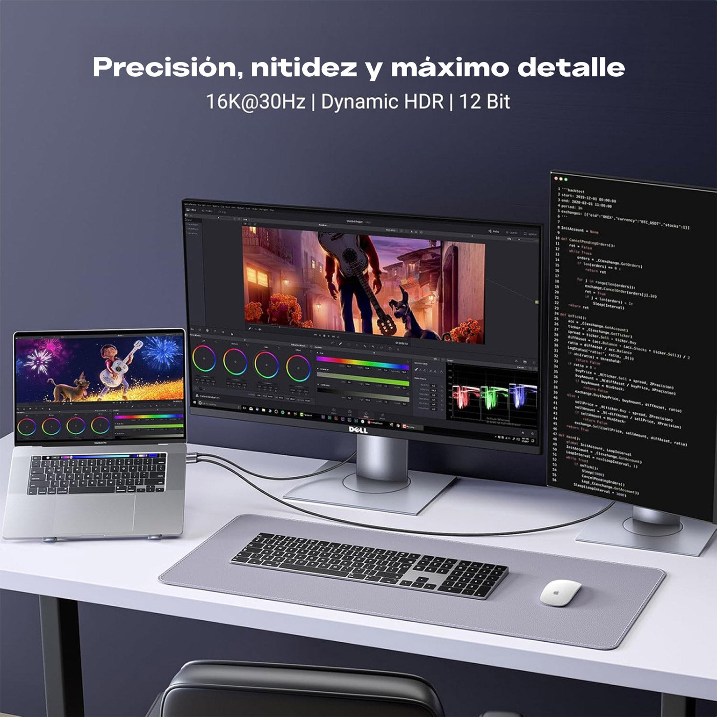 Cable USB-C a DisplayPort 8K UGREEN – 3 m (CM556 / 25839)