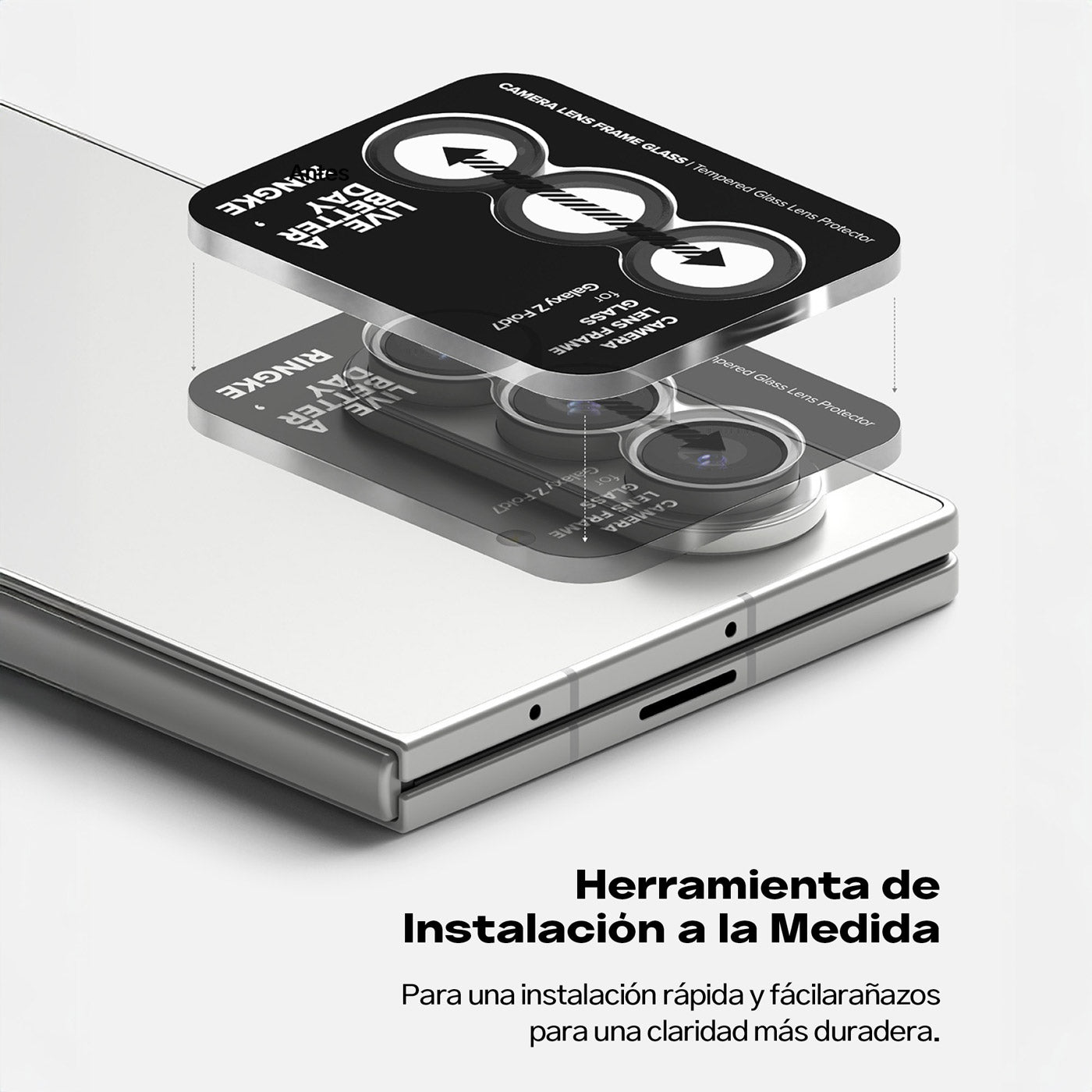 Protector de Cámara Ringke Lens Frame Galaxy Z Fold 7 (2 UND)