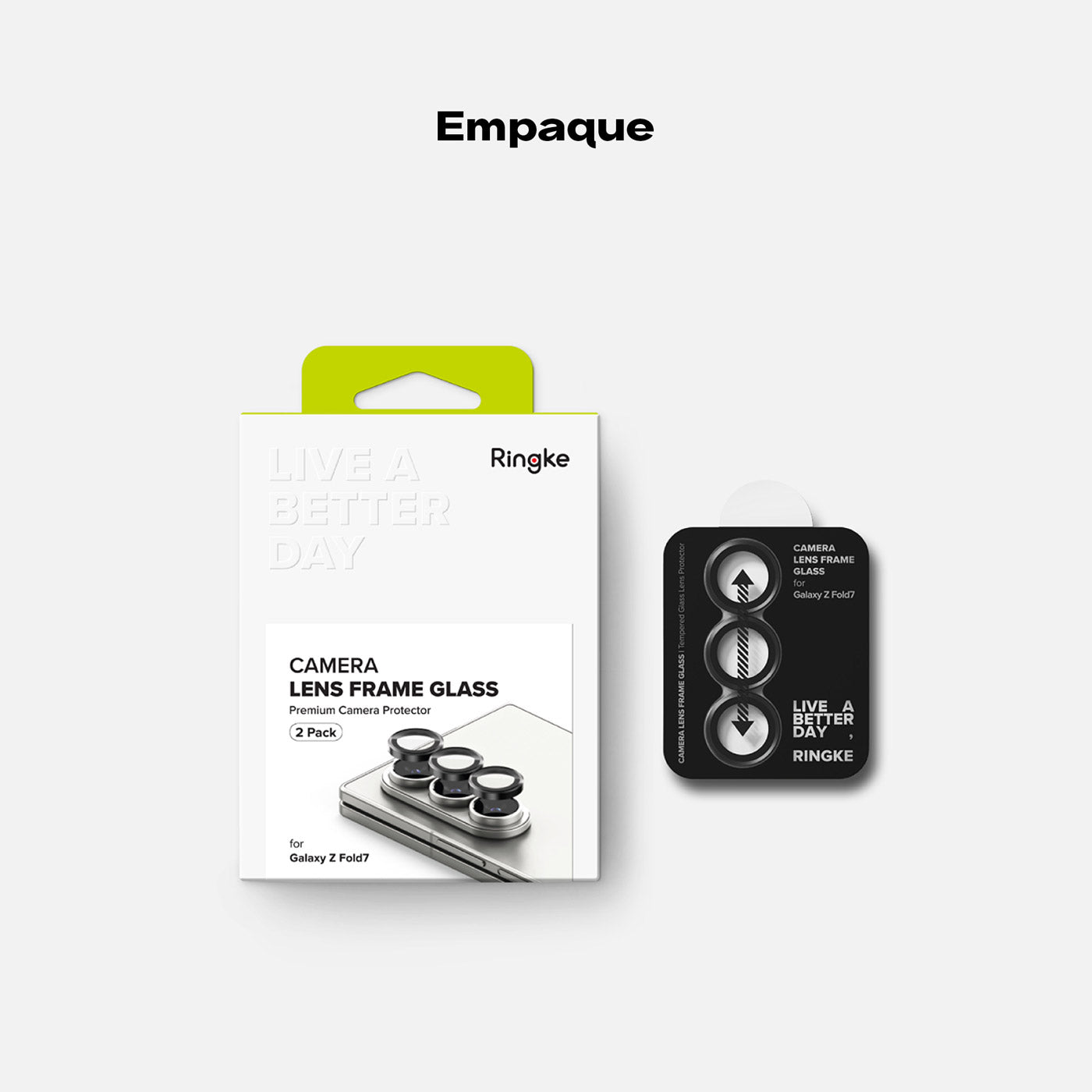 Protector de Cámara Ringke Lens Frame Galaxy Z Fold 7 (2 UND)
