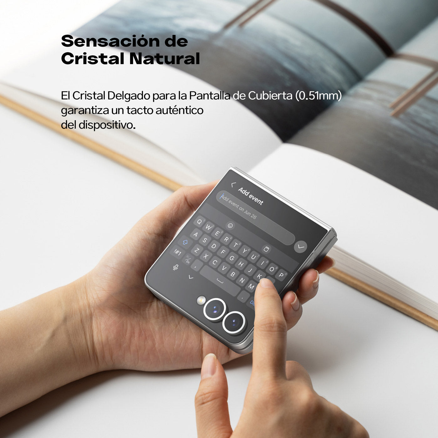 Vidrio Display Ringke Galaxy Z Flip7 (2 UND)