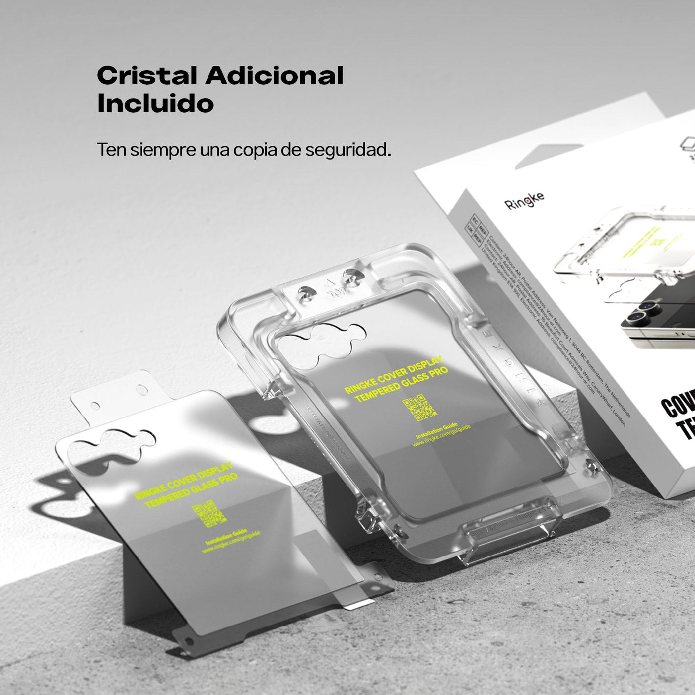 Vidrio Display Ringke Galaxy Z Flip7 (2 UND)