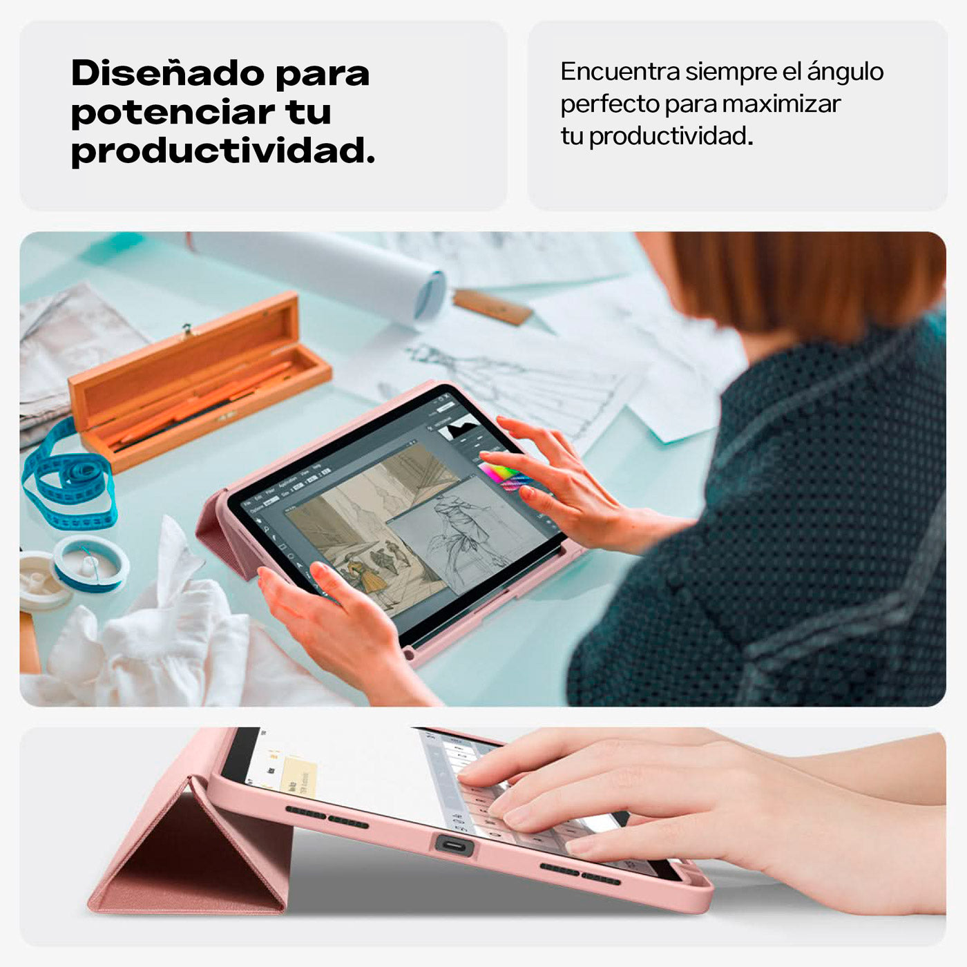 Case Spigen Urban Fit Smart iPad Air 11" M3 (2025) / M2 (2024) / 10.9" (5th y 4th gen)