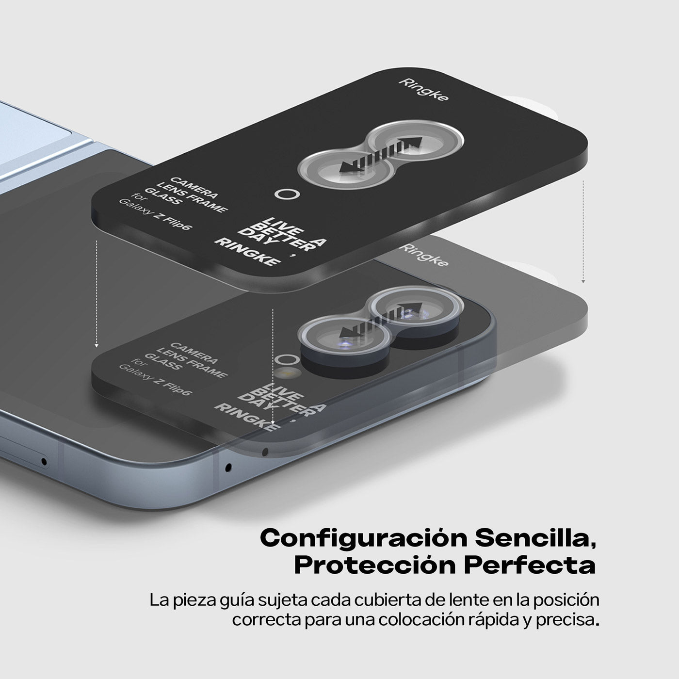 Protector de Cámara Ringke Lens Frame Galaxy Z Flip6 (Contiene 2 Unidades)