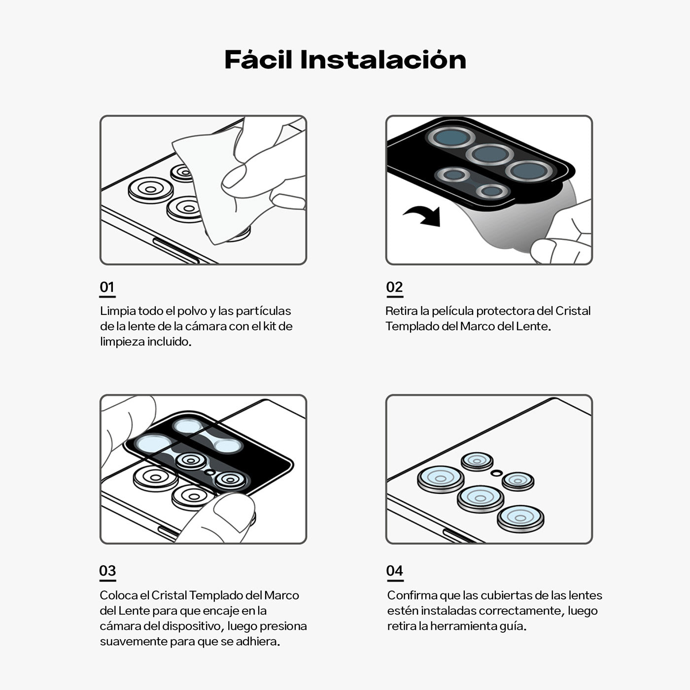 Protector de Cámara Ringke Lens Frame Galaxy Z Flip6 (Contiene 2 Unidades)