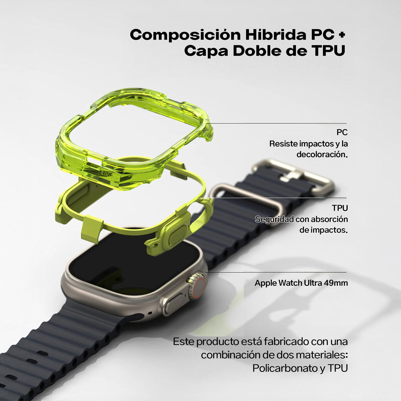 Case Ringke Fusion Bumper Apple Watch Ultra 49MM Serie 1/2/3