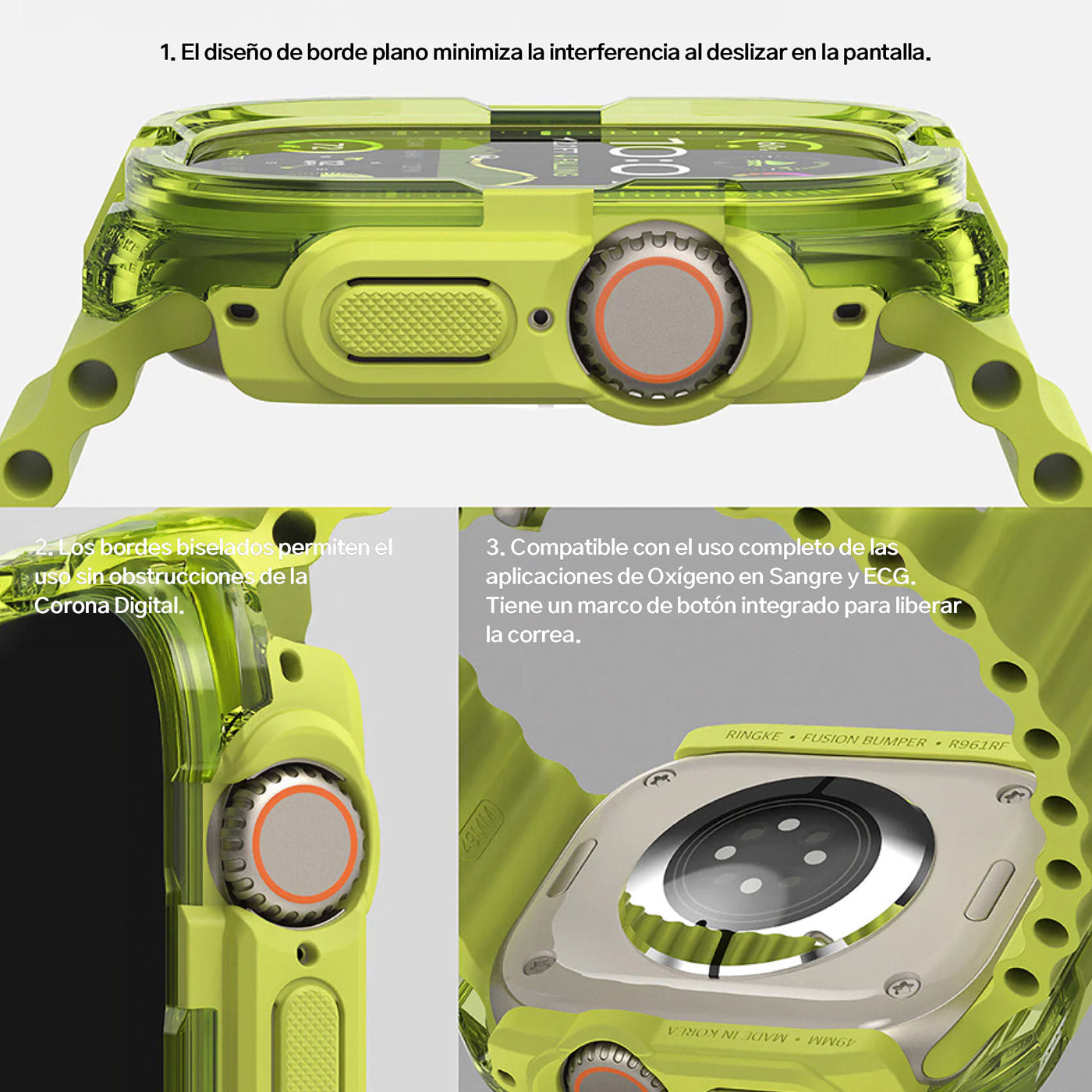 Case Ringke Fusion Bumper Apple Watch Ultra 49MM Serie 1/2/3