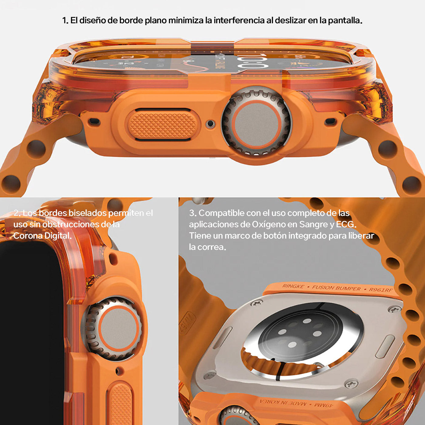 Case Ringke Fusion Bumper Apple Watch Ultra 49MM Serie 1/2/3