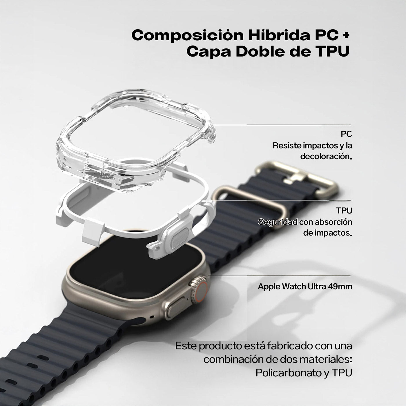 Case Ringke Fusion Bumper Apple Watch Ultra 49MM Serie 1/2/3