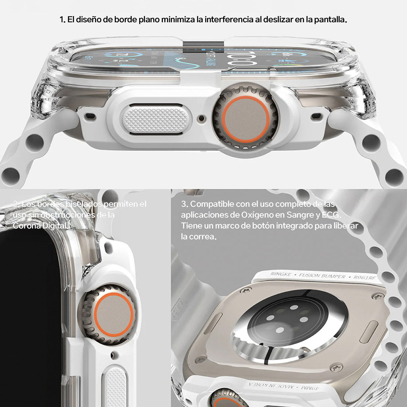 Case Ringke Fusion Bumper Apple Watch Ultra 49MM Serie 1/2/3