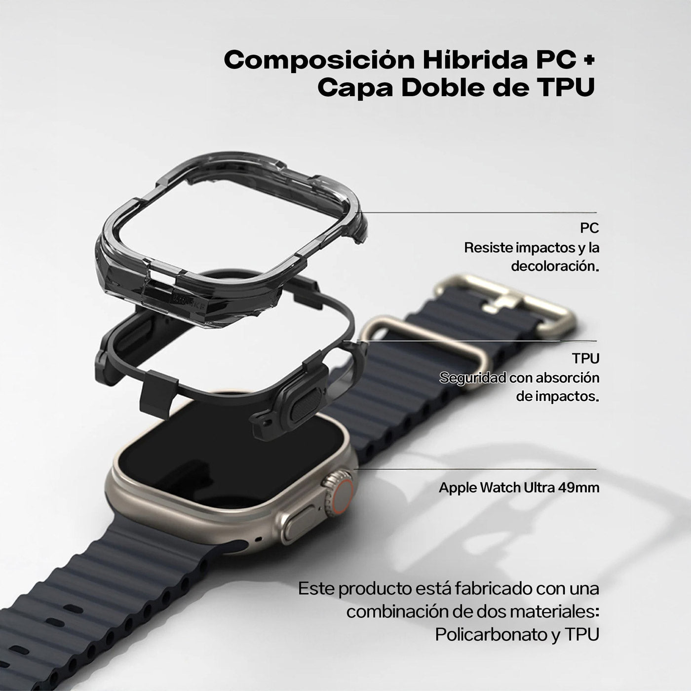 Case Ringke Fusion Bumper Apple Watch Ultra 49MM Serie 1/2/3