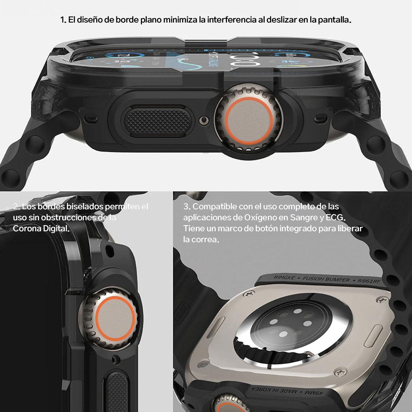 Case Ringke Fusion Bumper Apple Watch Ultra 49MM Serie 1/2/3