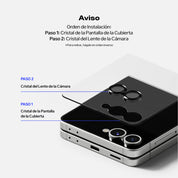 Pack Protector de pantalla Ringke 3 en 1 Galaxy Z Flip7