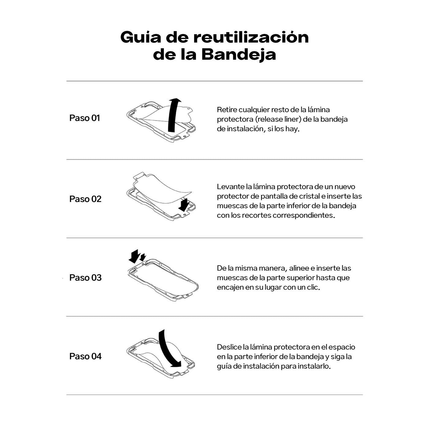 Protector de Pantalla Vidrio Ringke Easy Slide iPhone 17 Pro (Instalador) 2 UND