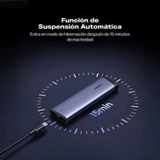 Case UGREEN Externo para SSD M.2 NVMe / SATA – 10Gbps (CM767 / 15813)