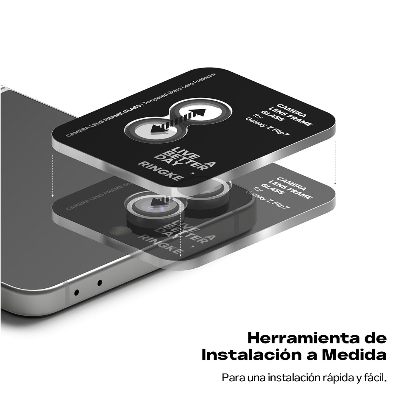 Protector de Cámara Ringke Lens Frame Galaxy Z Flip7 (2 UND)