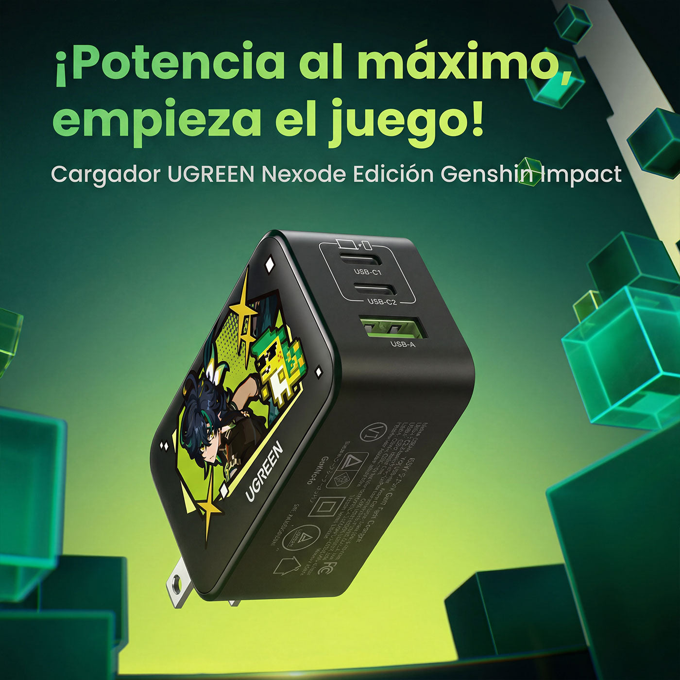 UGREEN Nexode GaN 65W Genshin Impact Edition - 10334GI