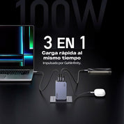 Cargador UGREEN 100W GaN + Cable