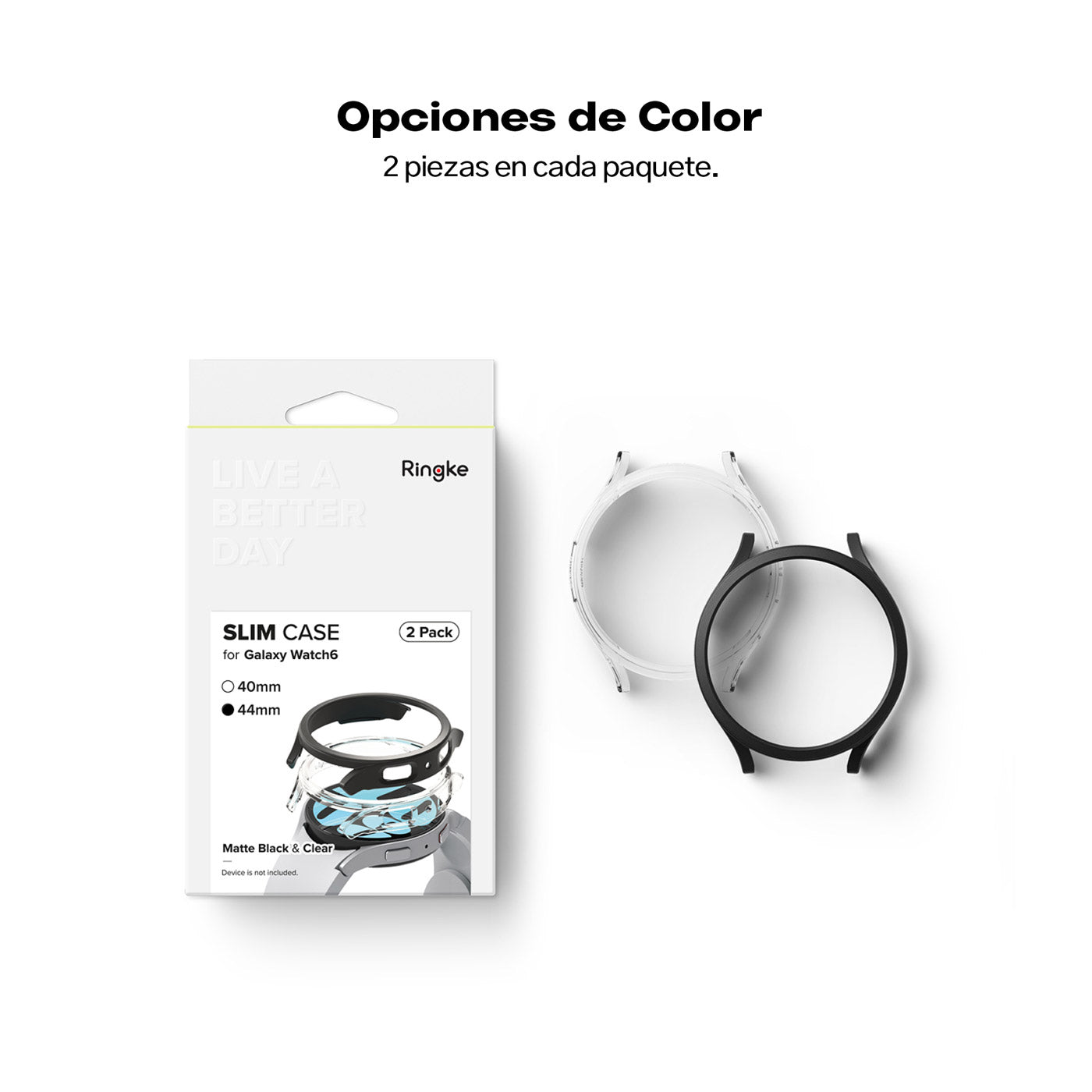 Case Ringke Slim Galaxy Watch FE / 6 (40MM) 2 Pack