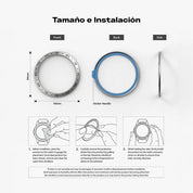 Ringke Bezel Styling Galaxy Watch 5 / 4 (44MM) Silver