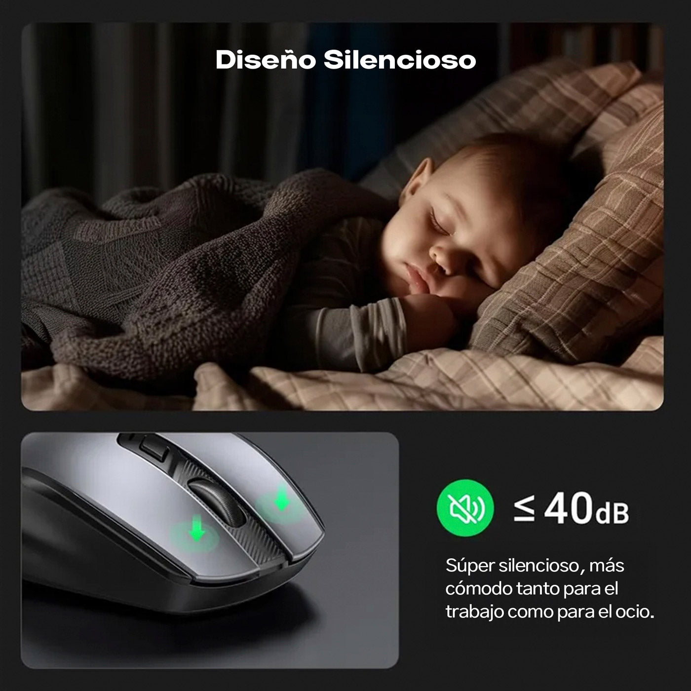 Combo Inalámbrico UGREEN 35740 (Teclado + Mouse)