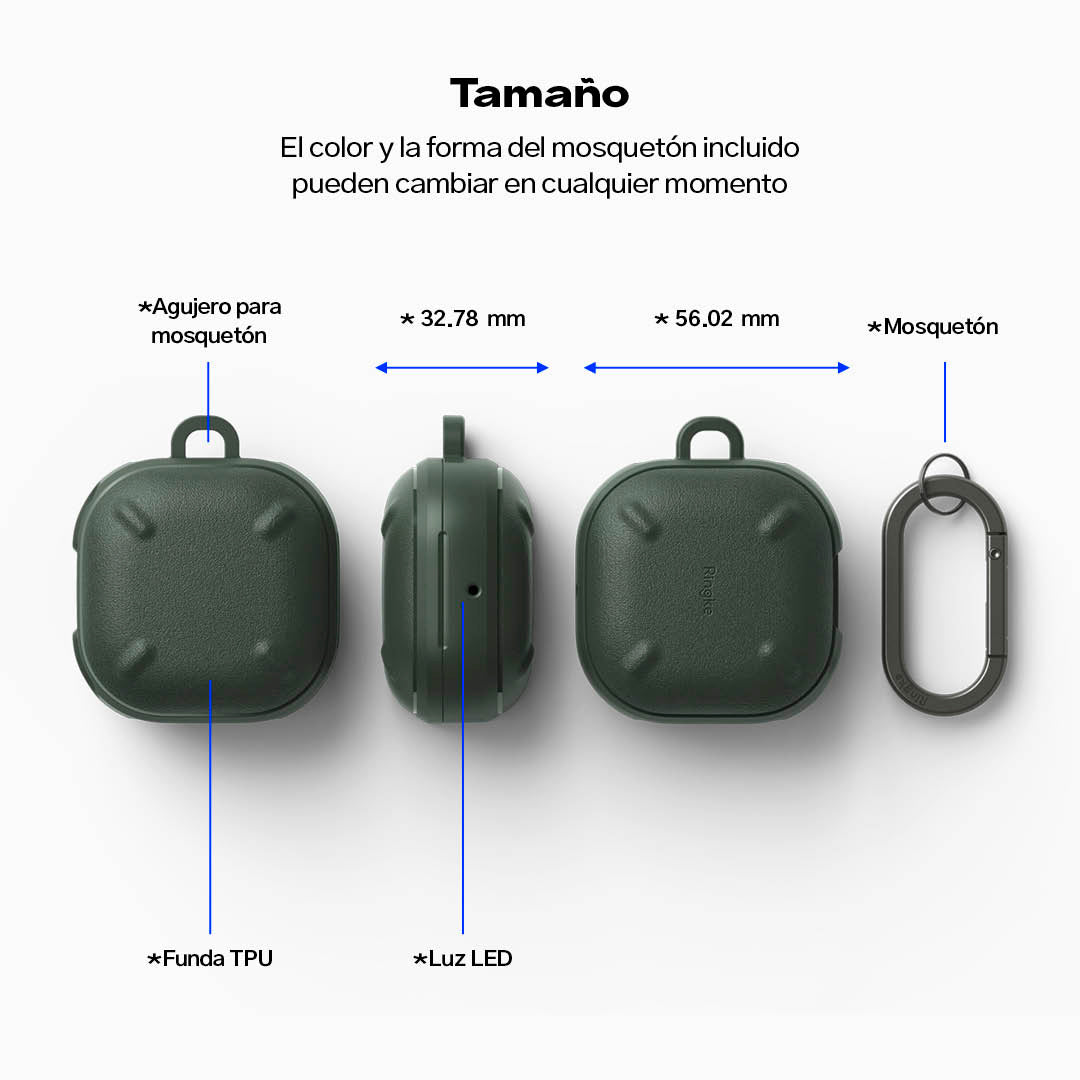 Case Ringke Onyx Galaxy Buds FE / Buds2 / 2 Pro / Live / Buds Pro - Dark Green
