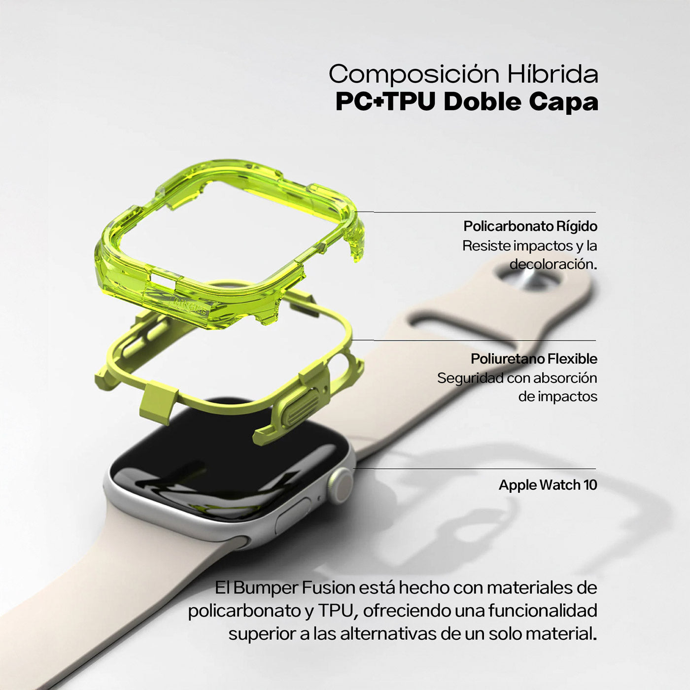 Case Ringke Fusion Bumper Apple Watch 42MM Serie 10/11