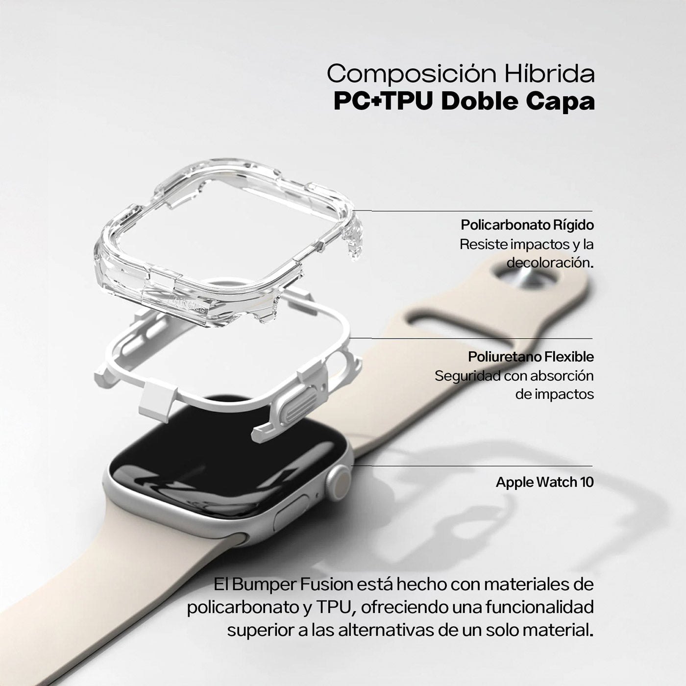 Case Ringke Fusion Bumper Apple Watch 42MM Serie 10/11