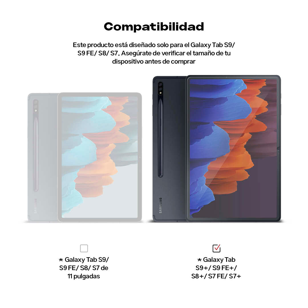 Vidrio Ringke Invisible Defender Galaxy Tab S10 Plus / S9 Plus / S9 FE Plus / S8 Plus / S7 Plus / S7 FE