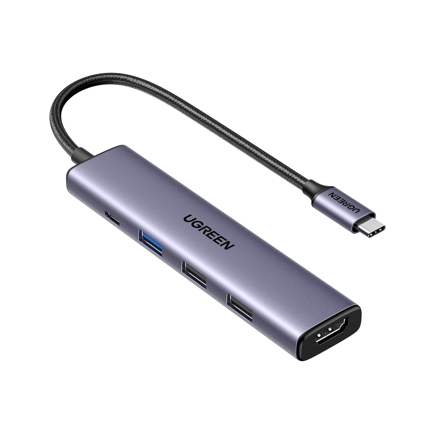 UGREEN hub USB-C 5 en 1 con HDMI 4K y carga PD