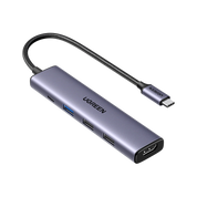 UGREEN hub USB-C 5 en 1 con HDMI 4K y carga PD