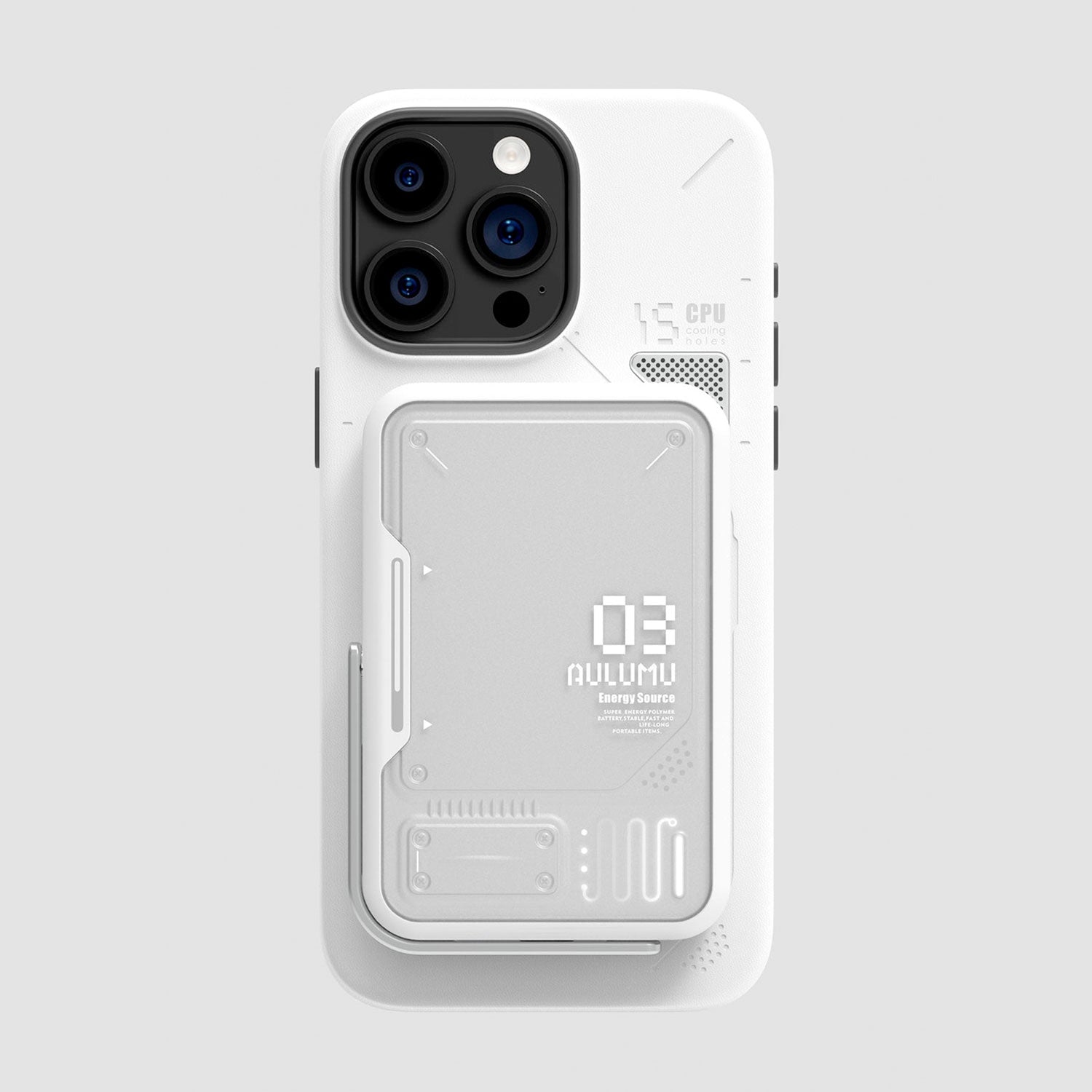 Case Aulumu Leather iPhone 15 Pro (MagSafe)