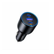 Cargador para auto UGREEN 130W 2×USB-C + 1×USB-A (EC705 / 35025)